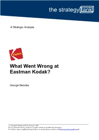 What Went Wrong at Eastman Kodak?