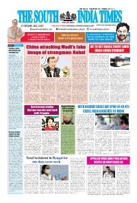China Attacking Modi's Fake Image of Strongman