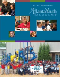 Thank YOU for Making This Year Our Best Yet! WELCOME to Atl a Nta Y O U T H a C a DEMY!