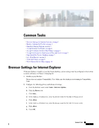 Common Tasks