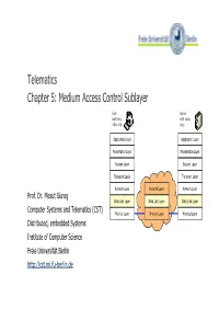 Medium Access Control Sublayer