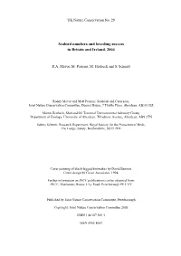 Seabird Numbers and Breeding Success in Britain and Ireland, 2004