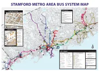 Stamford Metro Area Bus System Map