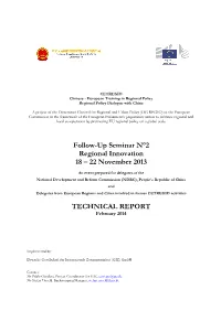 CETREGIO 2013 Technical Report 1