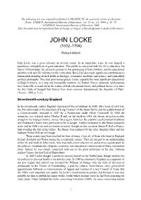 John Locke (1632–1704)