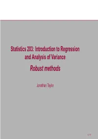 Robust Methods
