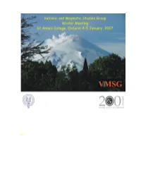 Vmsg2007abstracts.Pdf