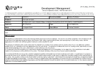 Development Management List of Delegated Decisions - 30Th November 2018