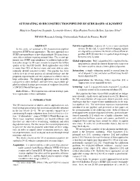 Automating 3D Reconstruction Pipeline by Surf-Based Alignment