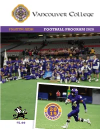 Football Program 2020