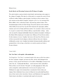 Michael Avioz Death, Burial, and Mourning Customs in the Writings