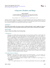 S-Injective Modules and Rings