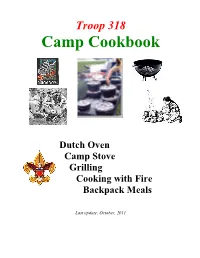 Camp Cookbook