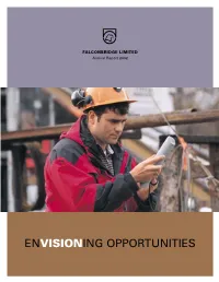 Envisioning Opportunities Our Operations