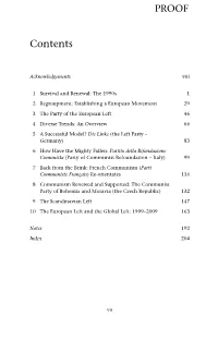 PROOF Contents