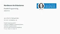 Hardware Architectures