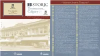 Historic Downtown Calgary Introduction