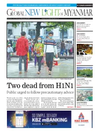 Two Dead from H1N1 P Age-4 Public Urged to Follow Precautionary Advice
