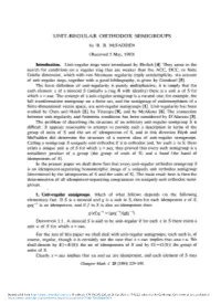 UNIT-REGULAR ORTHODOX SEMIGROUPS by R