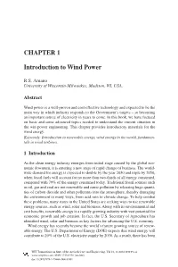 CHAPTER 1 Introduction to Wind Power