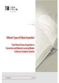 Different Types of E-Book Acquisition