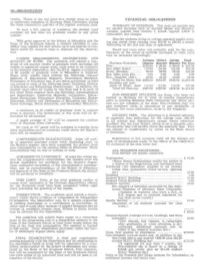 FINANCIAL OBLIGATIONS in Continuous Residence at Montana State University During the Three Consecutive Quarters of the Regular Academic Year
