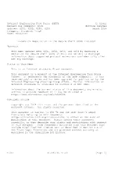 Internet Engineering Task Force (IETF) D. Bider Request For