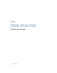 Risk Analysis