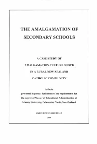 The Amalgamation of Secondary Schools