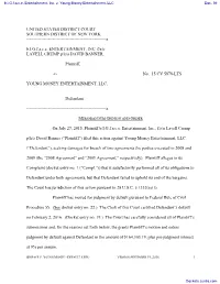 22 MOTION for Default Judgment As to Defendant. Filed by Bigface