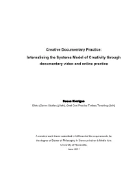 Creative Documentary Practice: Internalising the Systems Model Of