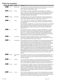 Films by Number