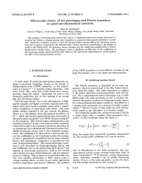 Microscopic Theory of the Pseudogap and Peierls Transition in Quasi-One-Dimensional Materials