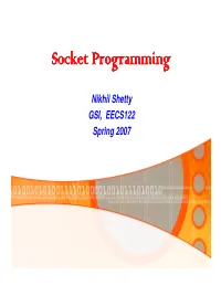 Socket Programming