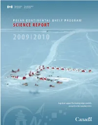 2009-2010 PCSP Science Report