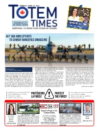 407 Sqn Joins Efforts to Combat Narcotics Smuggling