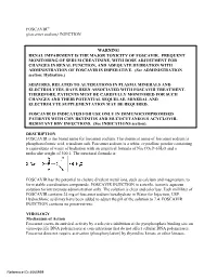 FOSCAVIR (Foscarnet Sodium) INJECTION