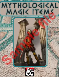 Mythological Magic Items