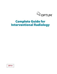 Complete Guide for Interventional Radiology