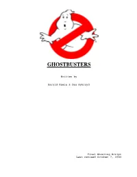Ghostbusters