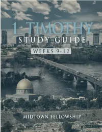 1 Timothy Study Guide