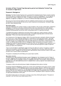 Analyses of Proposals to Amend