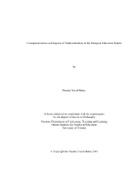 Conceptualizations and Impacts of Multiculturalism in the Ethiopian Education System