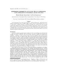 Determining Different Plant Leaves' Fractal Dimensions
