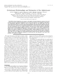 Evolutionary Relationships and Systematics of the Alphaviruses ANN M