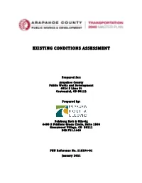 Existing Conditions Assessment