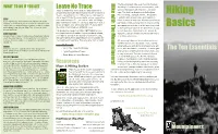 Hiking Basics