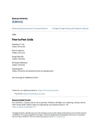 Peer-To-Peer Grids