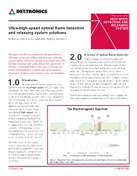 Ultra-High-Speed Optical Flame Detection and Releasing System Solutions Page 2