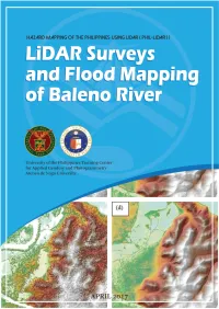 Lidar Surveys and Flood Mapping of Baleno River